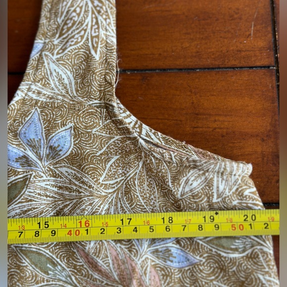 Cynthia Rowley Linen Top NWT Large Sleeveless Blouse Tank Top - Picture 5 of 5